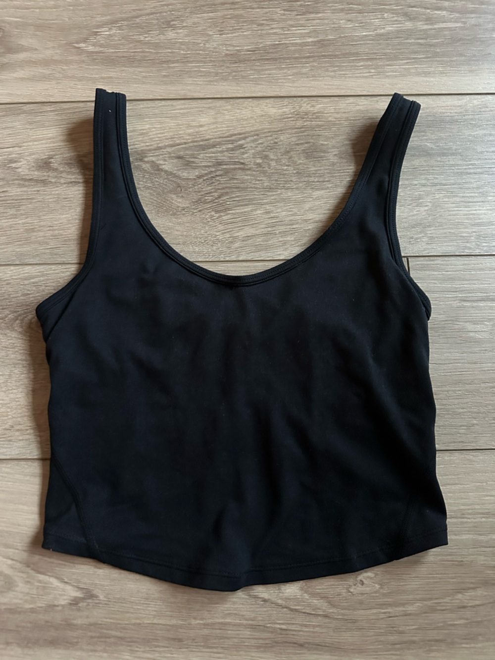 Free People Black Crop Tank Top